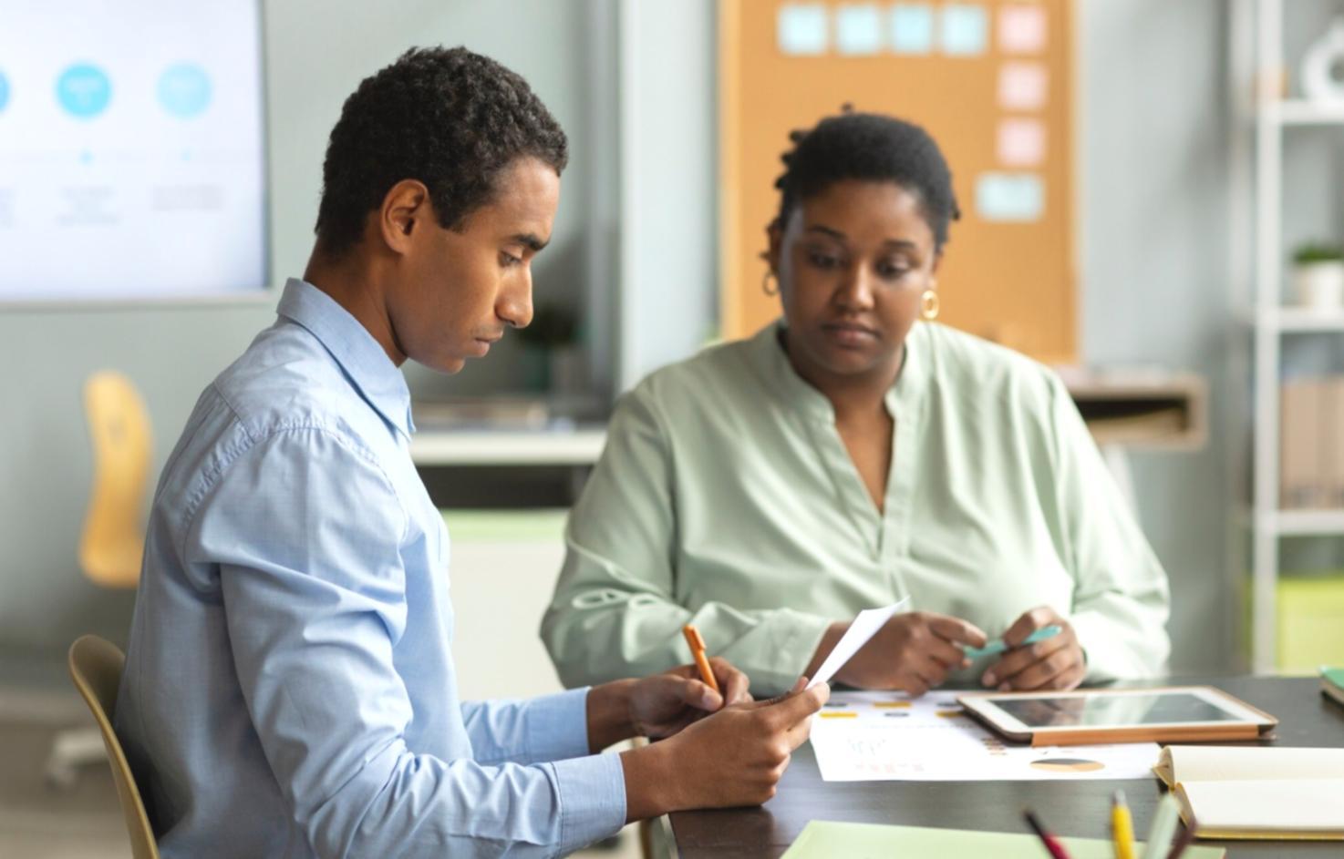 Gemeinsame Besprechung von Finanzzielen